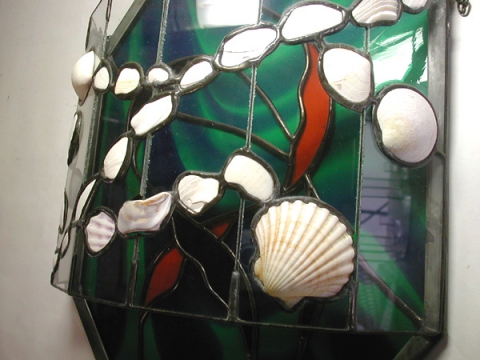 ステンドグラス・ビトロ Stained Glass Vitrail / No.31 深海パネル
