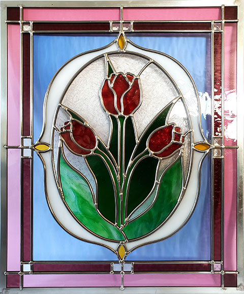 ステンドグラス・ビトロ Stained Glass Vitrail / 北海道旭川市U邸 2019'