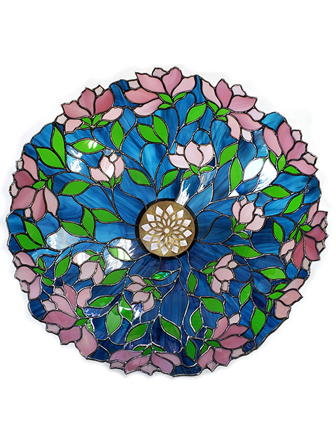 ステンドグラス・ビトロ Stained Glass Vitrail / No.179 夜華 ステンドグラス・ビトロ Stained Glass Vitrail / No.179 夜華